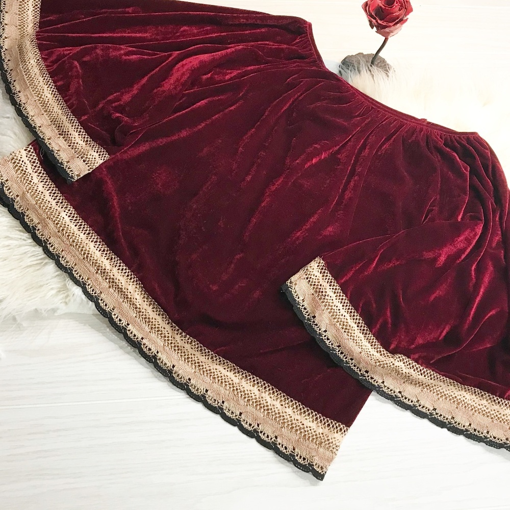 Vintage By Together Dolman sleeve velvet dolman sleeve XL top cape flowi…
